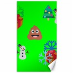 christmas poop emoji Canvas 40  x 72 