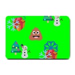 christmas poop emoji Small Doormat