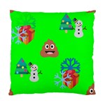 christmas poop emoji Standard Cushion Case (One Side)