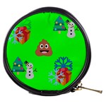 christmas poop emoji Mini Makeup Bag