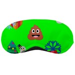 christmas poop emoji Sleeping Mask