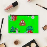 christmas poop emoji Cosmetic Bag (Small)