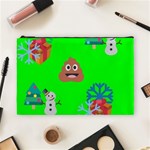 christmas poop emoji Cosmetic Bag (Large)