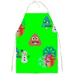 christmas poop emoji Full Print Apron