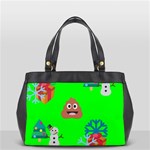 christmas poop emoji Oversize Office Handbag