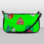 christmas poop emoji Shoulder Clutch Bag