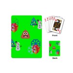 christmas poop emoji Playing Cards (Mini)