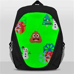 christmas poop emoji Backpack Bag