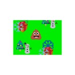 christmas poop emoji 5  x 7  Desktop Photo Plaque 