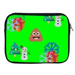 christmas poop emoji Apple iPad 2/3/4 Zipper Case