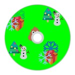 christmas poop emoji CD Wall Clock