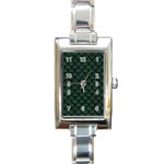 Mermaid Scales Rectangle Italian Charm Watch