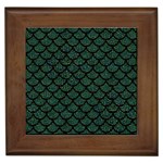 Mermaid Scales Framed Tile