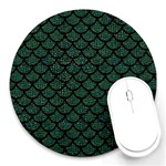 Mermaid Scales Round Mousepad