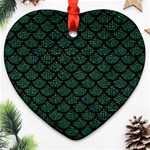 Mermaid Scales Ornament (Heart)