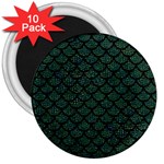 Mermaid Scales 3  Magnet (10 pack)