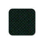 Mermaid Scales Rubber Square Coaster (4 pack)