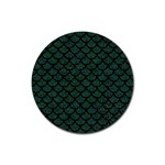 Mermaid Scales Rubber Coaster (Round)