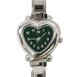 Mermaid Scales Heart Italian Charm Watch