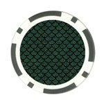 Mermaid Scales Poker Chip Card Guard