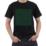 Mermaid Scales Men s T-Shirt (Black)