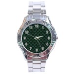 Mermaid Scales Stainless Steel Analogue Watch