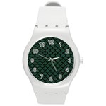 Mermaid Scales Round Plastic Sport Watch (M)