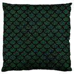 Mermaid Scales Large Flano Cushion Case (One Side)