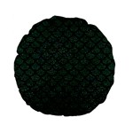 Mermaid Scales Standard 15  Premium Flano Round Cushion 