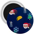 taco Emoji Christmas 3  Magnet