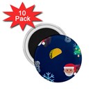 taco Emoji Christmas 1.75  Magnet (10 pack) 