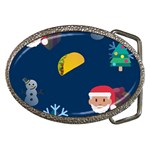 taco Emoji Christmas Belt Buckle