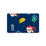 taco Emoji Christmas Magnet (Name Card)