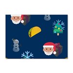 taco Emoji Christmas Sticker A4 (10 pack)