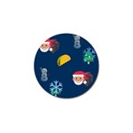 taco Emoji Christmas Golf Ball Marker