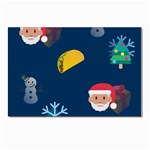 taco Emoji Christmas Postcard 4  x 6 