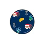 taco Emoji Christmas Hat Clip Ball Marker