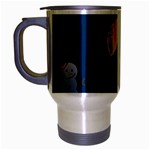 taco Emoji Christmas Travel Mug (Silver Gray)