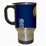 taco Emoji Christmas Travel Mug (White)