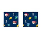 taco Emoji Christmas Cufflinks (Square)