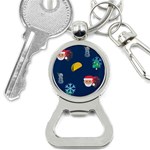 taco Emoji Christmas Bottle Opener Key Chain