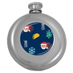 taco Emoji Christmas Hip Flask (5 oz)