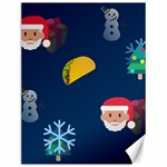 taco Emoji Christmas Canvas 12  x 16 