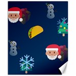 taco Emoji Christmas Canvas 16  x 20 