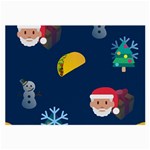 taco Emoji Christmas Large Glasses Cloth