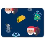 taco Emoji Christmas Large Doormat