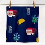 taco Emoji Christmas Face Towel