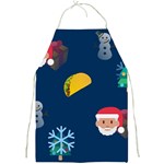 taco Emoji Christmas Full Print Apron