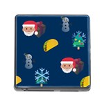 taco Emoji Christmas Memory Card Reader (Square)