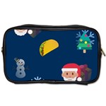 taco Emoji Christmas Toiletries Bag (Two Sides)